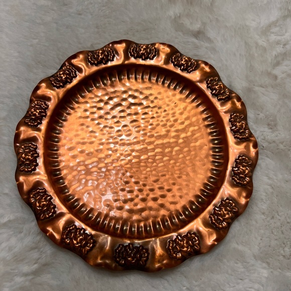 Wall Decor Gregorian Vintage Copper Decorative Plate Poshmark